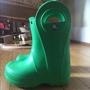 Like New Crocs Rain Boots -  sz 7